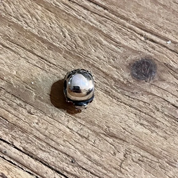 Sterling Silver Black Red crystal Ladybug Beaded Charm Pandora Chamilia Pandora - Picture 5 of 5